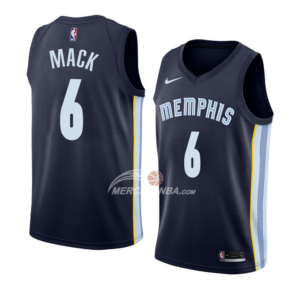 Maglia Memphis Grizzlies Shelvin Mack Icon 2018 Blu